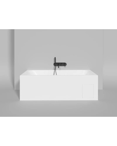 Ванна из литьевого мрамора Salini S-Sense Orlanda Kit 102117G 170,4x75 см, белый глянец