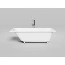 Ванна из литьевого мрамора Salini S-Sense Orlanda Kit 102117G 170,4x75 см, белый глянец