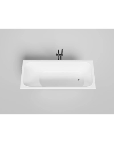 Ванна из литьевого мрамора Salini S-Sense Orlanda 102017M 170,4x75 см, белый матовый