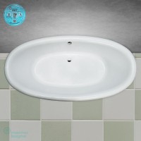 Ванна из литьевого мрамора Marmo Bagno Аззуро 180x90 MB-A180-90 без гидромассажа