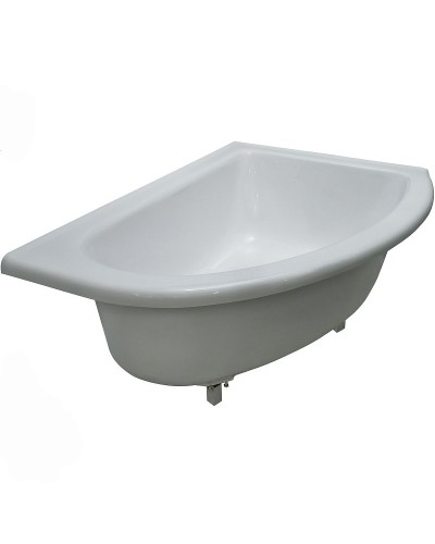 Ванна из литьевого мрамора Marmo Bagno Альба 170x110 L MB-BL170-110 без гидромассажа