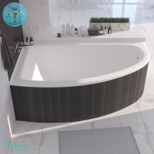 Ванна из литьевого мрамора Marmo Bagno Альба 170x110 L MB-BL170-110 без гидромассажа