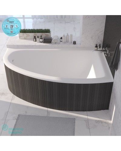 Ванна из литьевого мрамора Marmo Bagno Альба 170x110 R MB-BR170-110 без гидромассажа