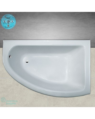 Ванна из литьевого мрамора Marmo Bagno Альба 170x110 R MB-BR170-110 без гидромассажа