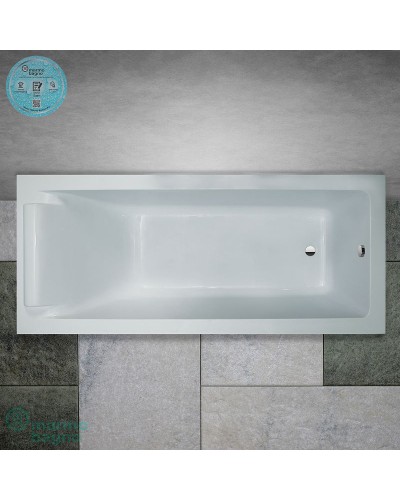 Ванна из литьевого мрамора Marmo Bagno Ницца 180x80 MB-NP180-80 без гидромассажа