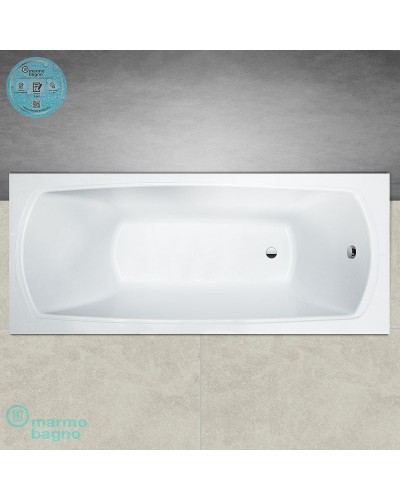 Ванна из литьевого мрамора Marmo Bagno Элза 170x75 MB-Э170-75 без гидромассажа