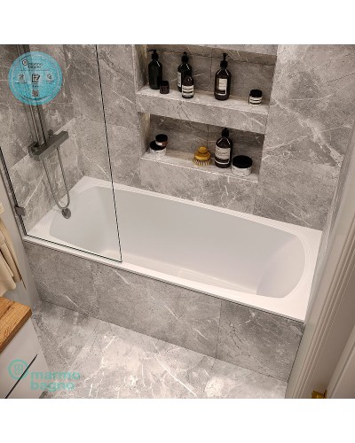 Ванна из литьевого мрамора Marmo Bagno Элза 180x75 MB-Э180-75 без гидромассажа