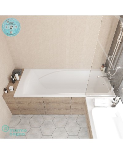 Ванна из литьевого мрамора Marmo Bagno София 170x75 MB-SF170-75 без гидромассажа