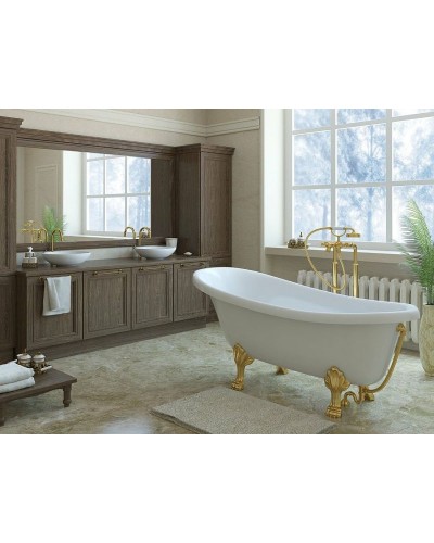 Ванна из искусственного камня Эстет Марсель 170х80 ФР-00001849 без гидромассажа