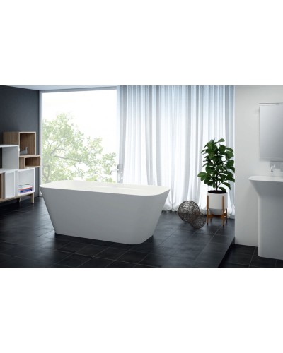 Ванна из литьевого мрамора CEZARES TITAN-SQUARE-170-70-57