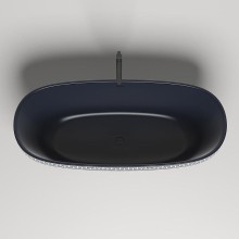 Ванна из литьевого мрамора 179x79 см Salini S-Stone Greca Meander, покраска по RAL полностью 103021MRF