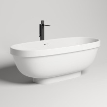 Ванна из литьевого мрамора 180x80 см Salini S-Stone Greca 103121M