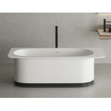 Ванна из литьевого мрамора 180x82 см Salini S-Stone Ninfea 102721M