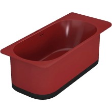 Ванна из литьевого мрамора 180x82 см Salini S-Stone Ninfea, покраска по RAL полностью 102721MRF