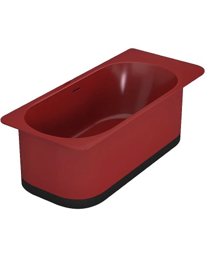 Ванна из литьевого мрамора 180x82 см Salini S-Stone Ninfea, покраска по RAL полностью 102721MRF