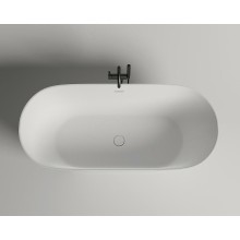 Ванна из литьевого мрамора 180,7x81,5 см Salini S-Stone Mona 102921M