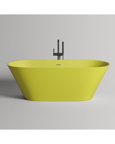 Ванна из литьевого мрамора 180,7x81,5 см Salini S-Stone Mona, покраска по RAL полностью 102921MRF