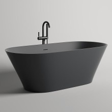 Ванна из литьевого мрамора 180,7x81,5 см Salini S-Stone Mona, покраска по RAL полностью 102921MRF