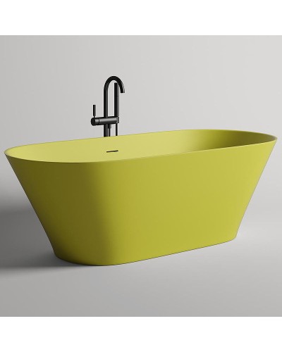 Ванна из литьевого мрамора 180,7x81,5 см Salini S-Stone Mona, покраска по RAL полностью 102921MRF