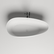 Ванна из литьевого мрамора 160x77 см Salini S-Stone Paola 101511SM