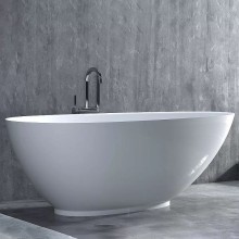 Ванна из литьевого мрамора 160x77 см Salini S-Stone Paola 101511SM