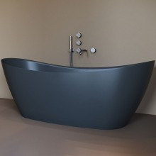 Ванна из литьевого мрамора 170,5x75,5 см Salini S-Stone Noemi, покраска по RAL полностью 101722MRF