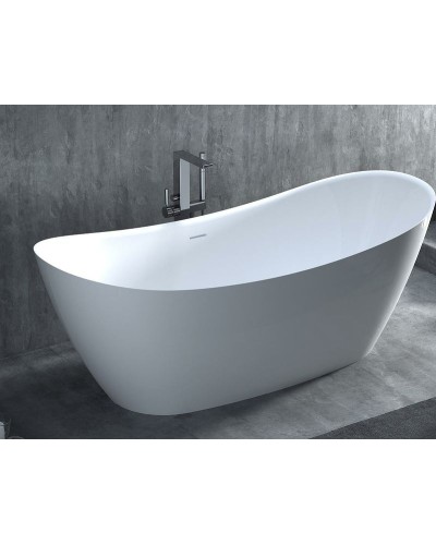 Ванна из литьевого мрамора 185x80 см Salini S-Stone Noemi 101811SM