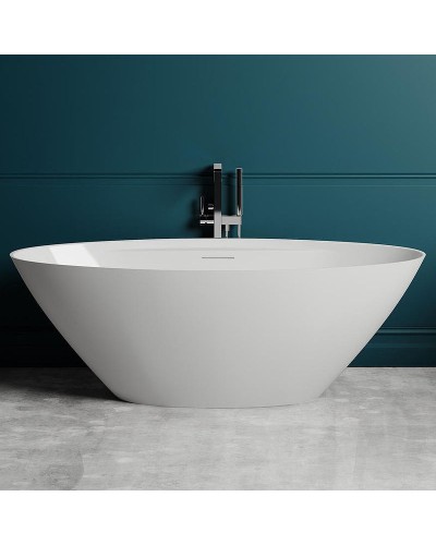 Ванна из литьевого мрамора 178x85,5 см Salini S-Stone Diva 102221M