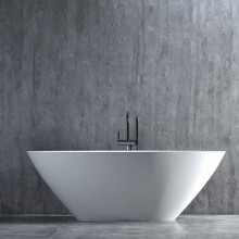 Ванна из литьевого мрамора 178x85,5 см Salini S-Stone Diva 102221M