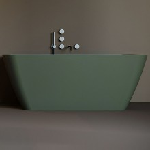 Ванна из литьевого мрамора 179x82 см Salini S-Stone Agatha, покраска по RAL полностью 100221MRF