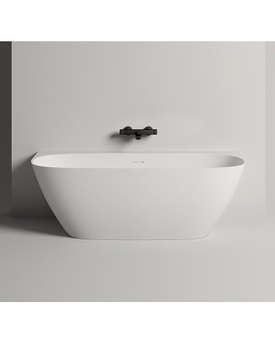 Ванна из литьевого мрамора 180x85 см Salini S-Stone Sofia Wall 102523M