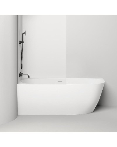 Ванна из литьевого мрамора 170x85 см Salini S-Stone Sofia Corner L 102525M