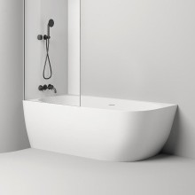 Ванна из литьевого мрамора 170x85 см Salini S-Stone Sofia Corner L 102525M