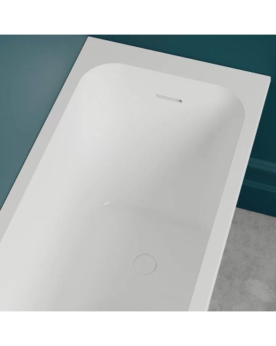 Ванна из литьевого мрамора 170x70 см Salini S-Stone Orlanda Kit 102121M