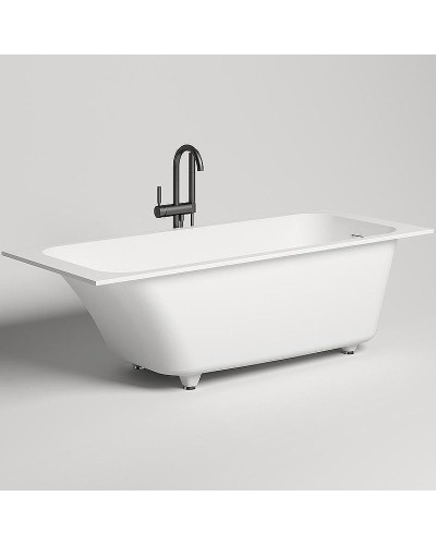 Ванна из литьевого мрамора 170x70 см Salini S-Stone Orlanda Kit 102121M