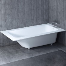 Ванна из литьевого мрамора 189x99 см Salini S-Stone Orlanda Plus 102024M