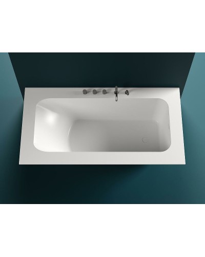 Ванна из литьевого мрамора 189x99 см Salini S-Stone Orlanda Kit Plus 102124M