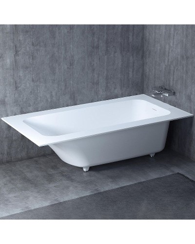 Ванна из литьевого мрамора 189x99 см Salini S-Stone Orlanda Kit Plus 102124M