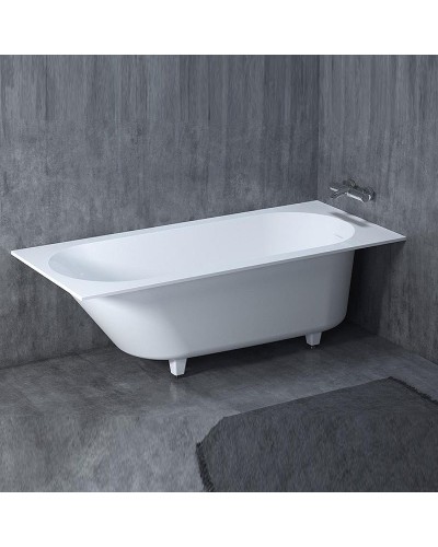 Ванна из литьевого мрамора 180x80 см Salini S-Stone Ornella Kit 102422M