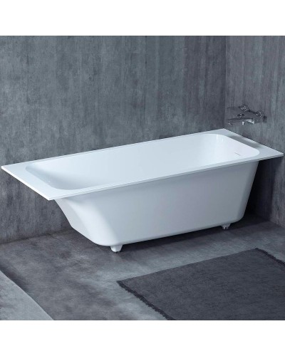 Ванна из литьевого мрамора 170x70 см Salini S-Sense Orlanda Kit 102111G