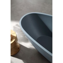 Ванна из искусственного камня Abber Dortmund 170x75 AM9911G Серая без гидромассажа