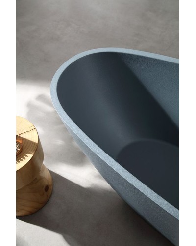 Ванна из искусственного камня Abber Dortmund 170x75 AM9911G Серая без гидромассажа