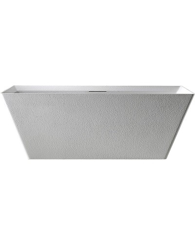 Ванна из искусственного камня Abber Berlin 170x75 AM9912 Белая без гидромассажа