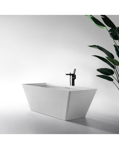 Ванна из искусственного камня Abber Berlin 170x75 AM9912 Белая без гидромассажа