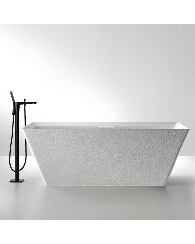 Ванна из искусственного камня Abber Berlin 170x75 AM9912 Белая без гидромассажа