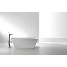 Ванна из искусственного камня Abber Berlin 170x75 AM9912 Белая без гидромассажа