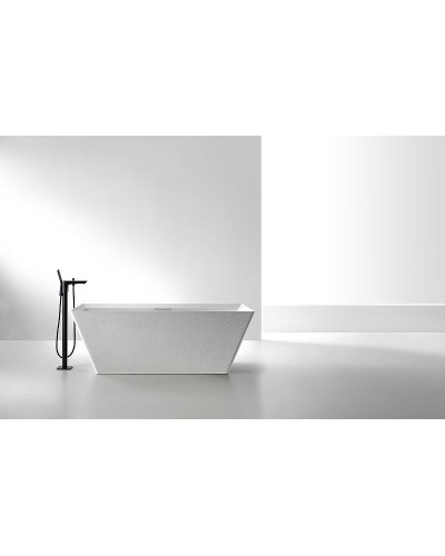 Ванна из искусственного камня Abber Berlin 170x75 AM9912 Белая без гидромассажа