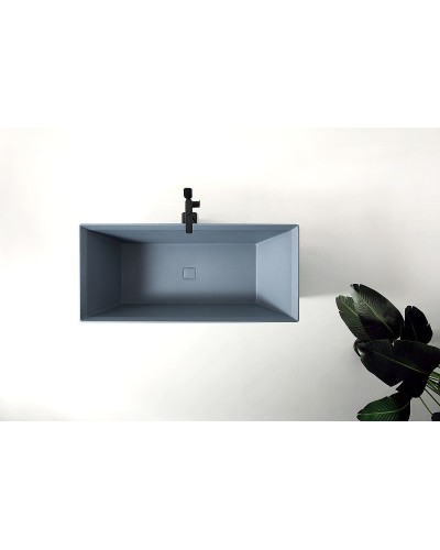 Ванна из искусственного камня Abber Berlin 170x75 AM9912G Серая без гидромассажа