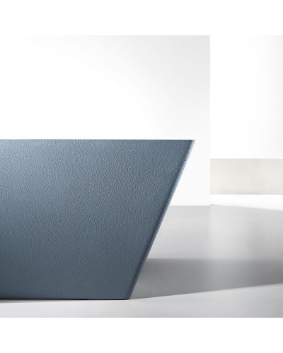 Ванна из искусственного камня Abber Berlin 170x75 AM9912G Серая без гидромассажа