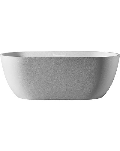 Ванна из искусственного камня Abber Frankfurt 170x75 AM9941 Белая без гидромассажа